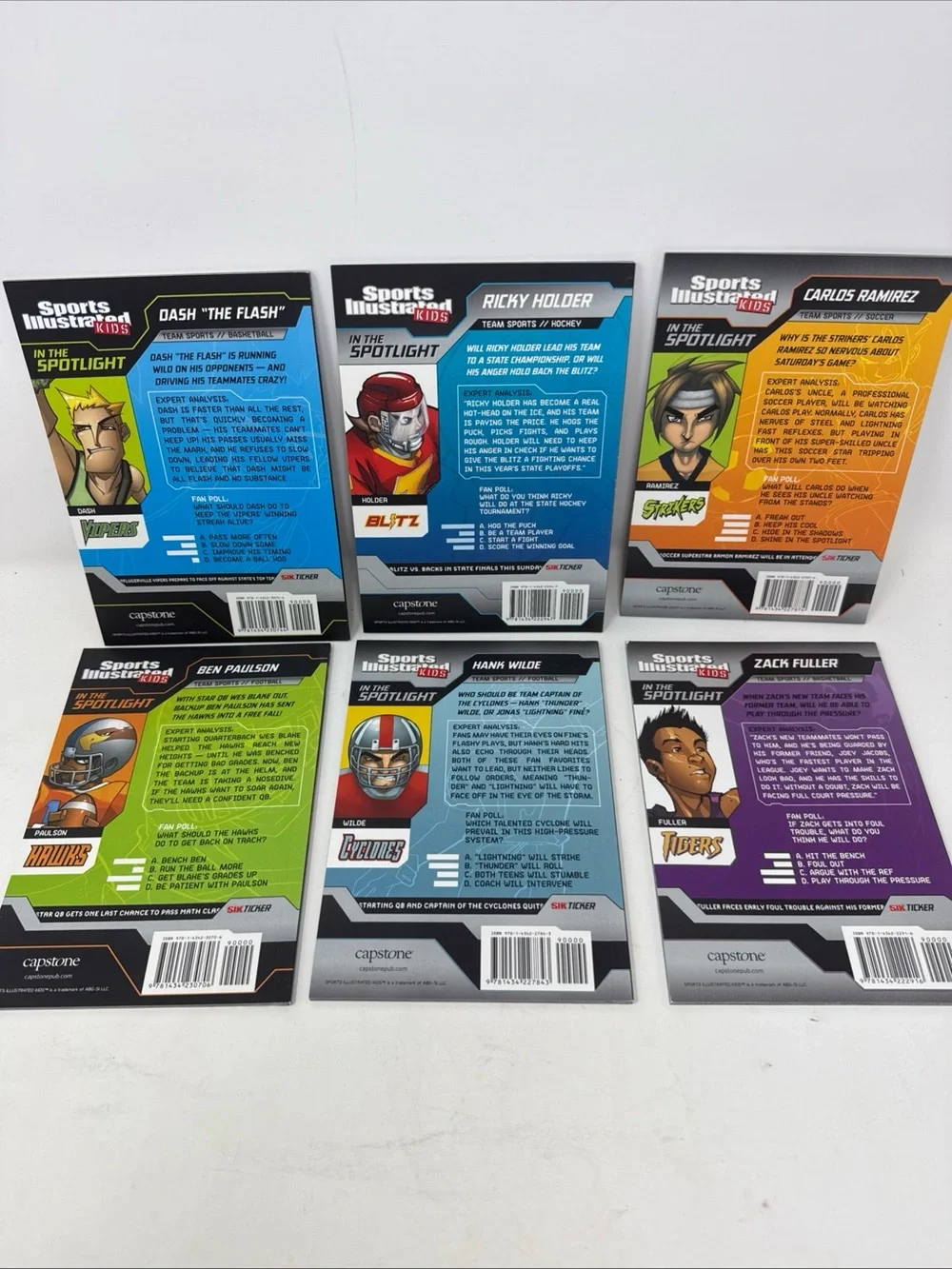 Sports Illustrated Kids Graphic Novels Boxed Set : Fall and Winter Sports Set